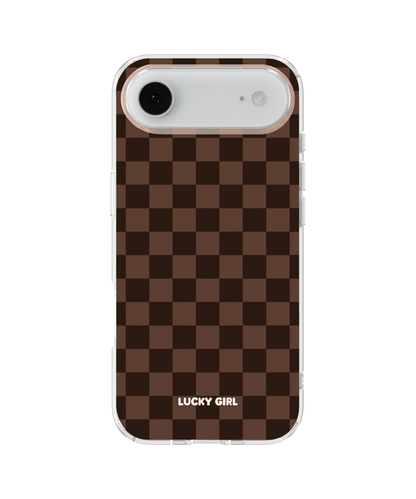 Espresso Checkers Clear Case Insert