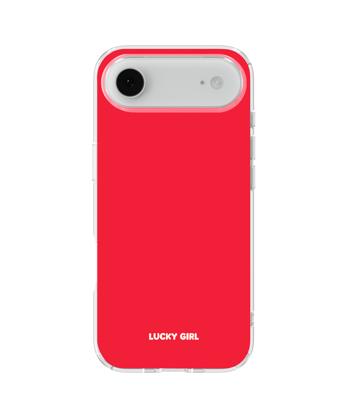 Vermillion Solids Clear Case Insert