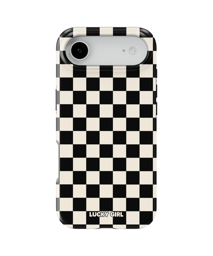 Onyx Checkers II Phone Case