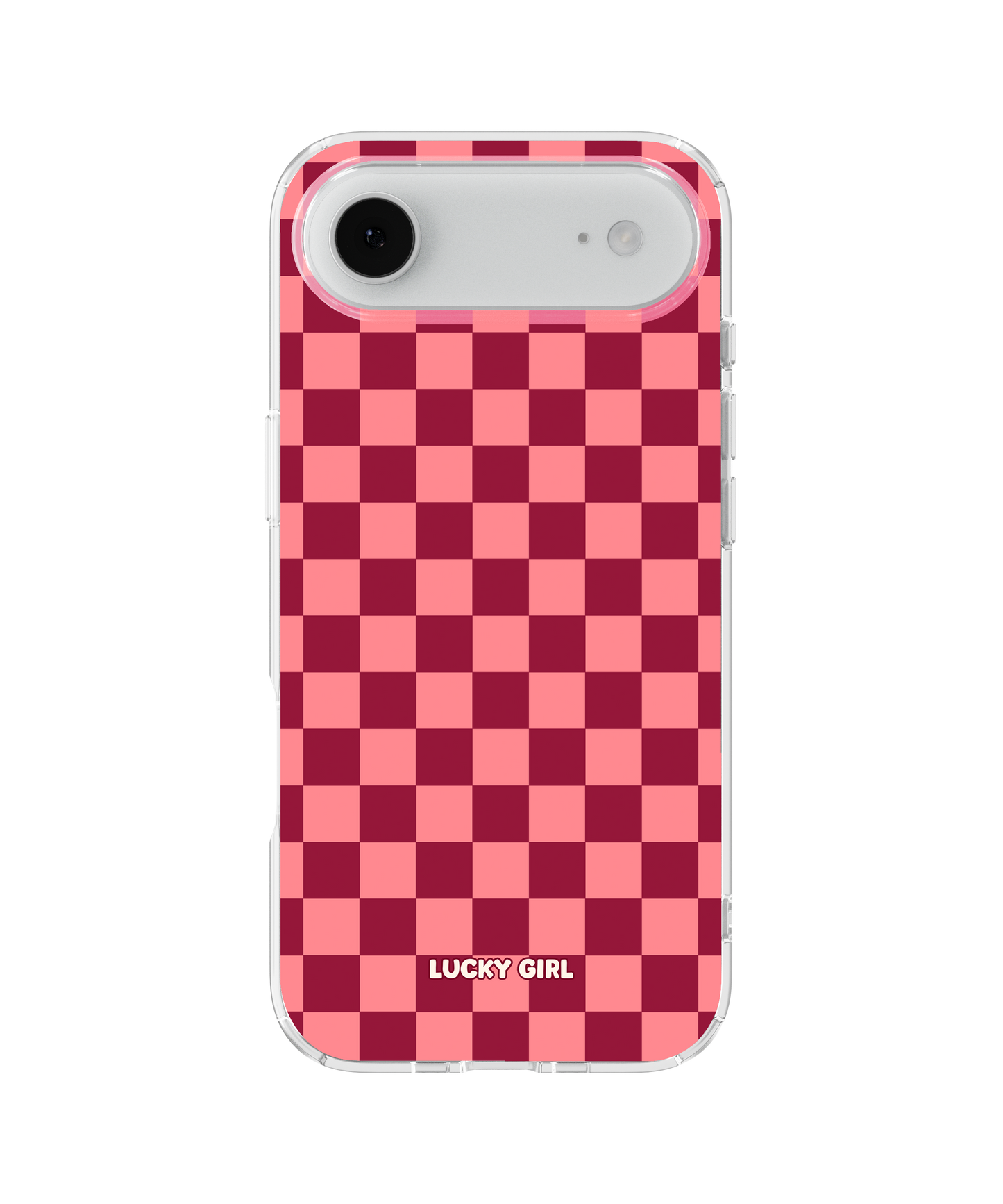Love Checkers Clear Case Insert