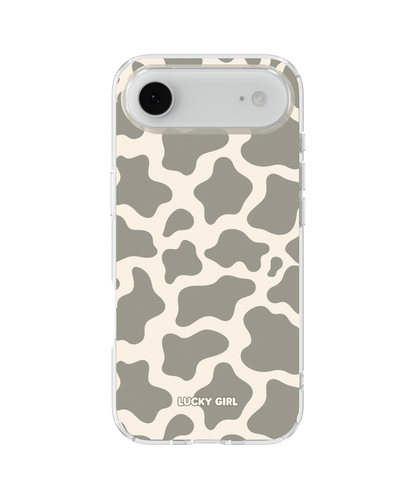 River Rock Cow Print Clear Case Insert
