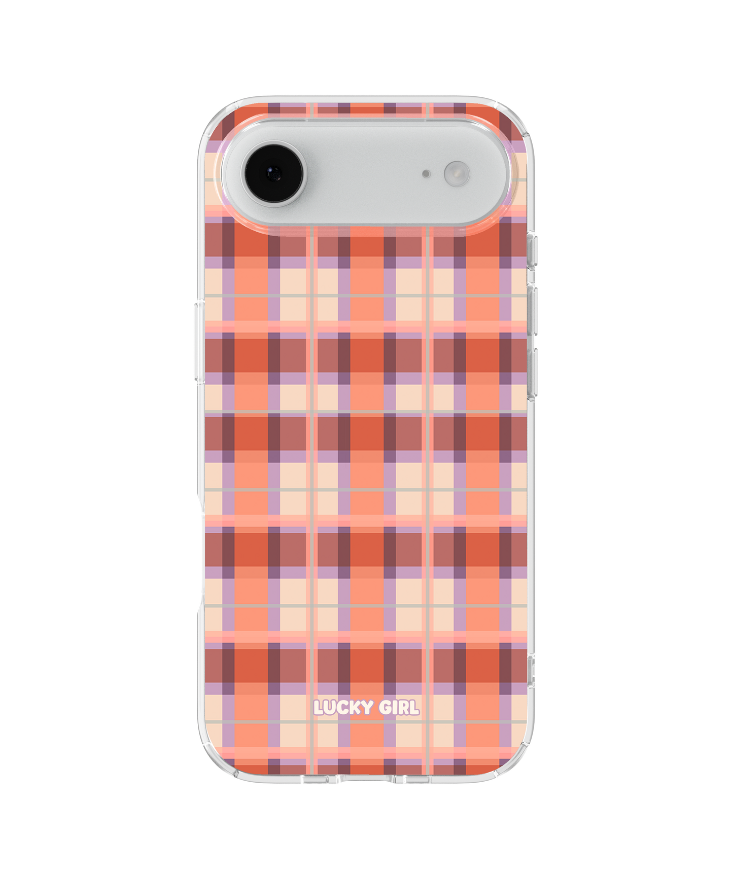 Jelly Bean Plaid Clear Case Insert