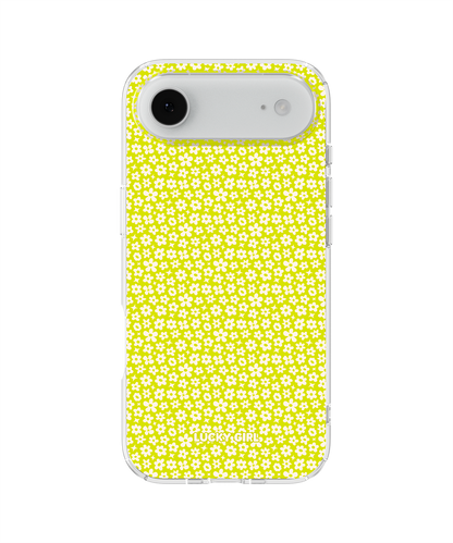 Electric Lime Little Blooms Clear Case Insert