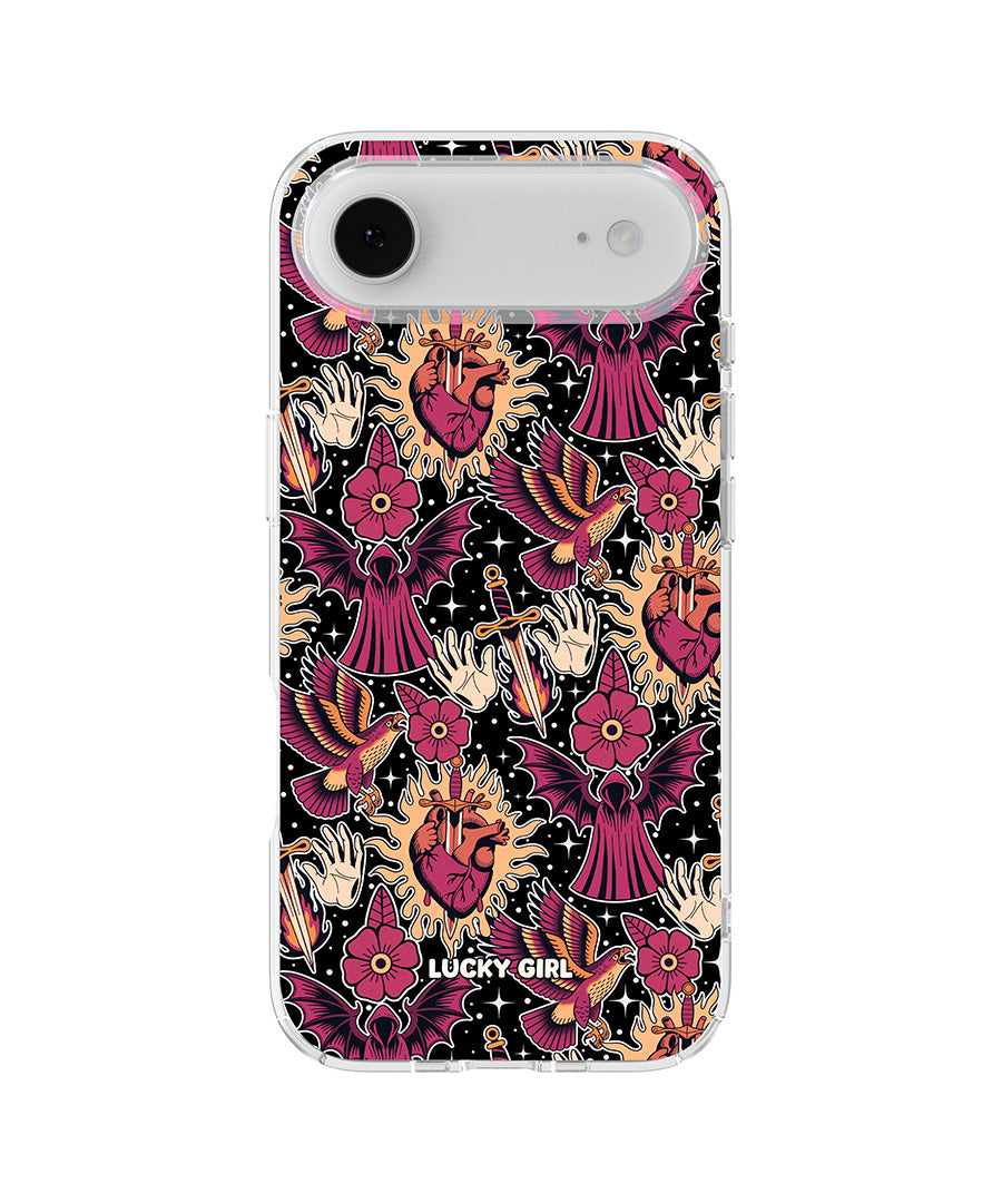 Silent Heart Clear Case Insert