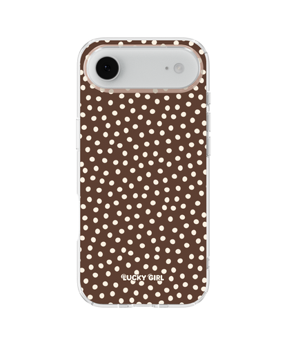 Espresso Dots Clear Case Insert