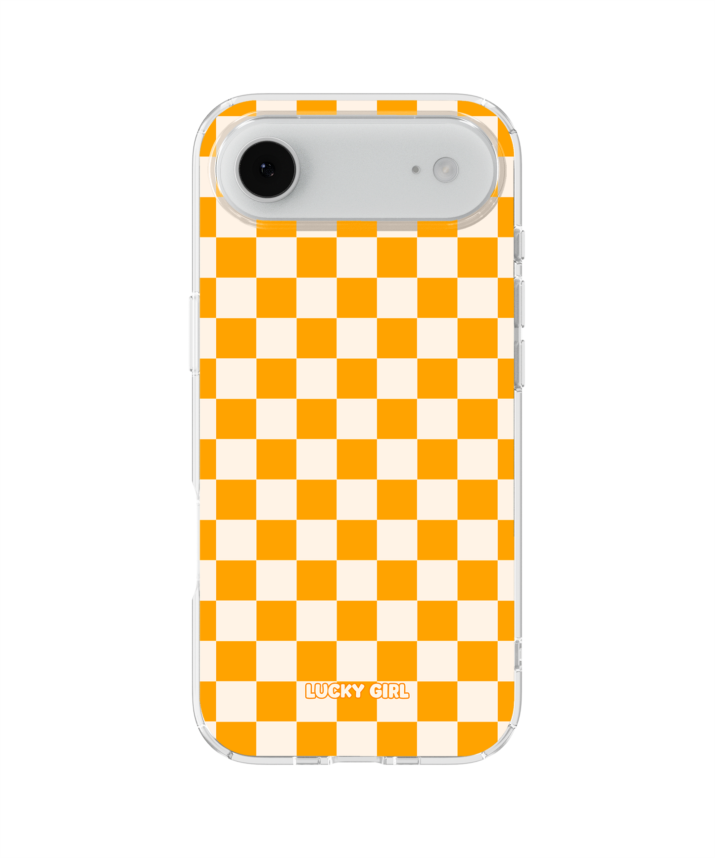 Creamsicle Checkers II Clear Case Insert