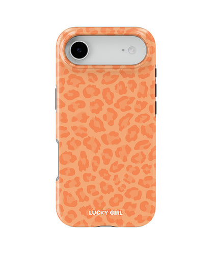 Tangerine Leopard Phone Case