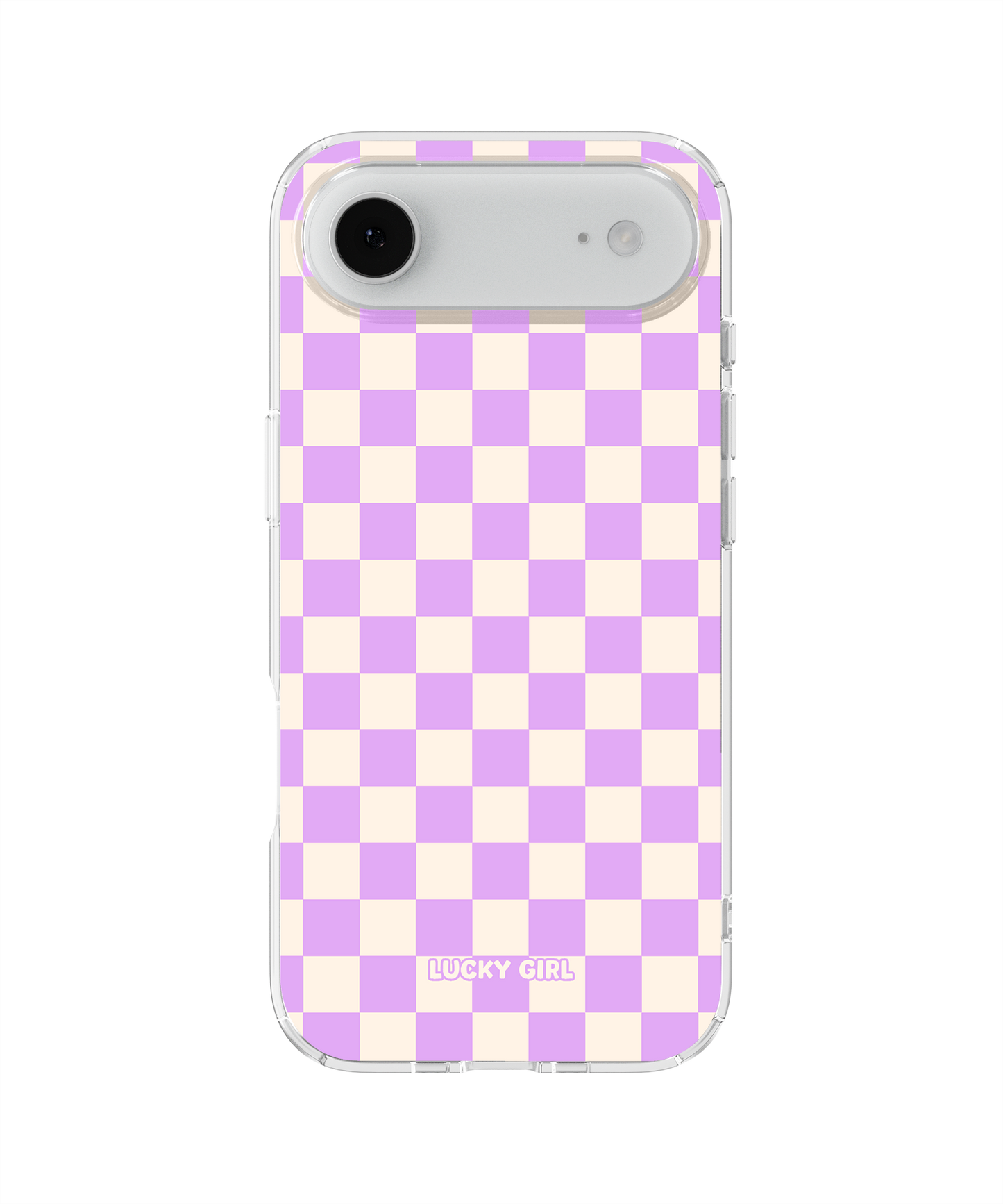 Lavender Checkers II Clear Case Insert