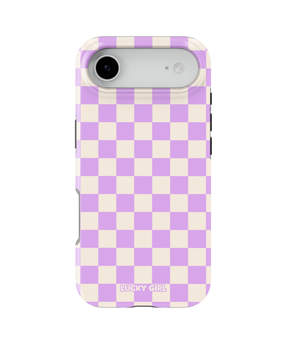 Lavender Checkers II Phone Case