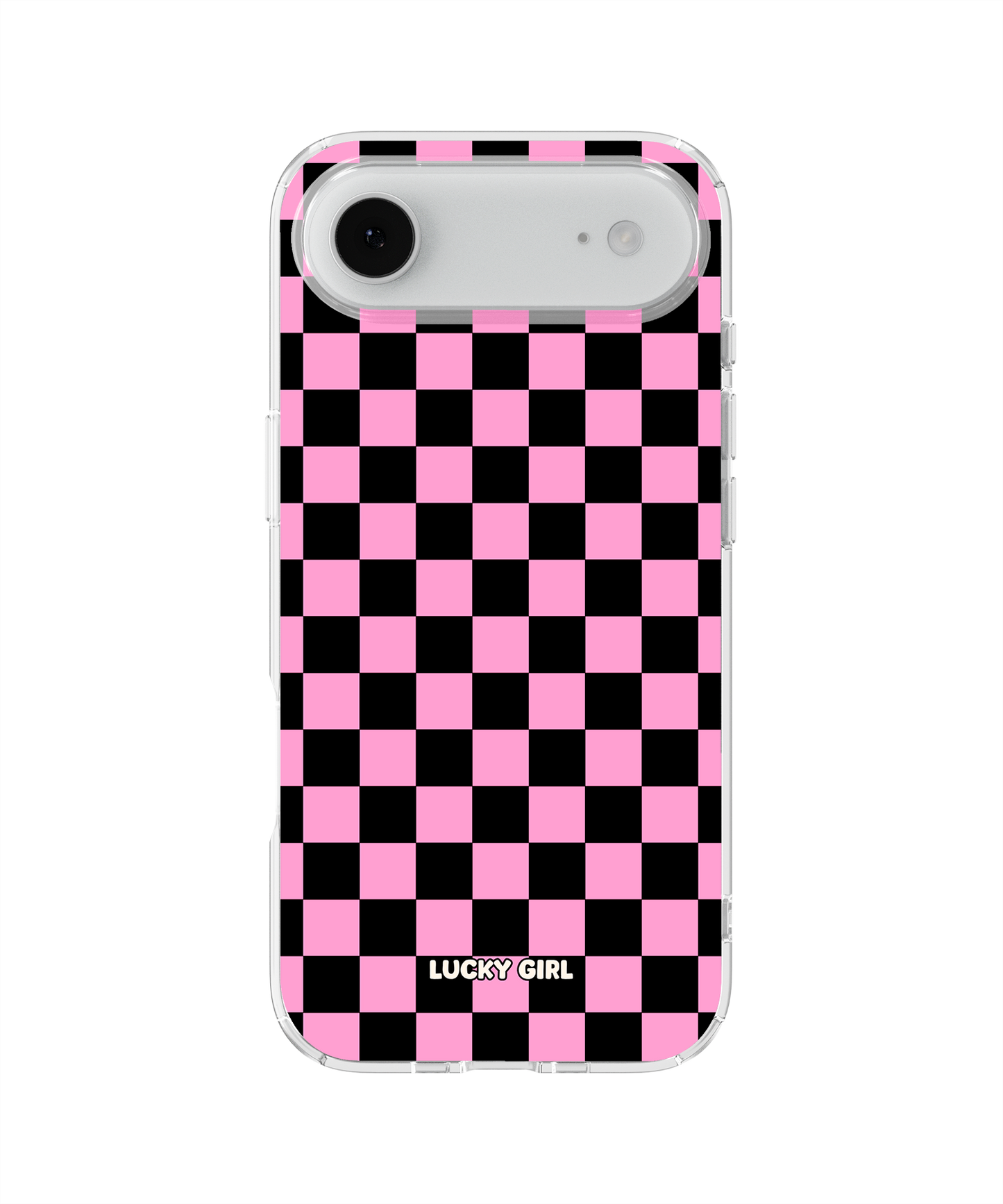 Bubblegum Checkers Clear Case Insert