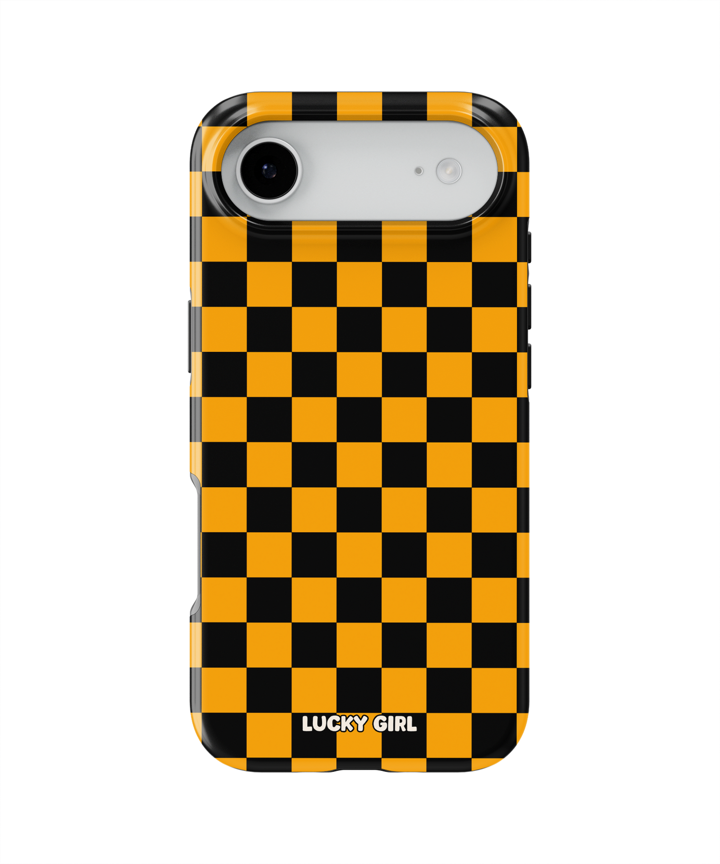 Creamsicle Checkers Phone Case