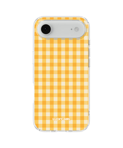 Sunshine Gingham Clear Case Insert