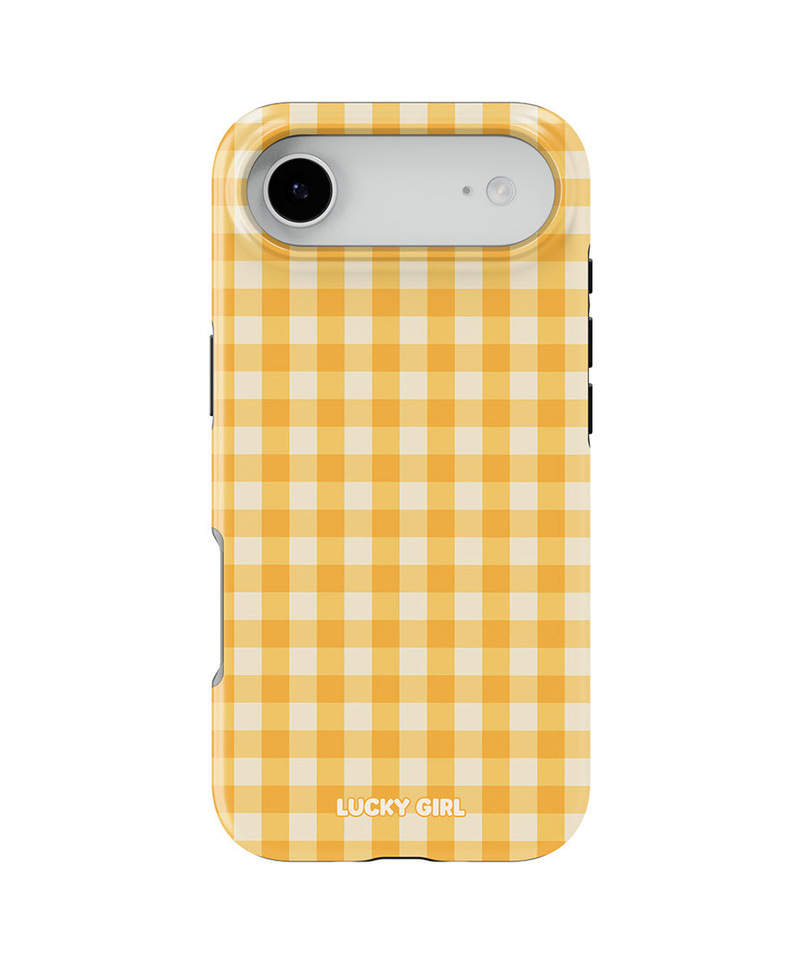 Sunshine Gingham Phone Case