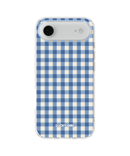 Blueberry Gingham Clear Case Insert