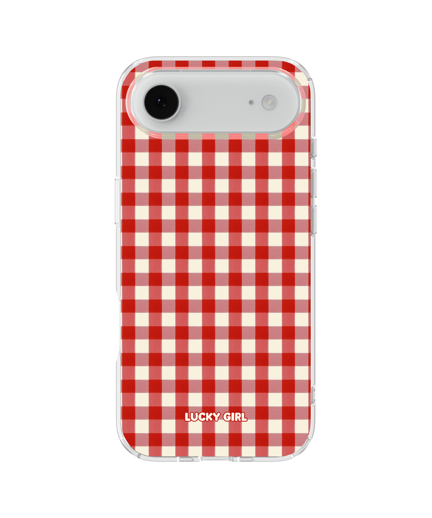 Apple Gingham Clear Case Insert
