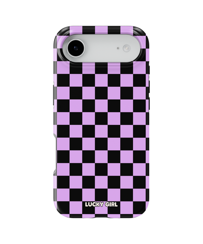 Lavender Checkers Phone Case
