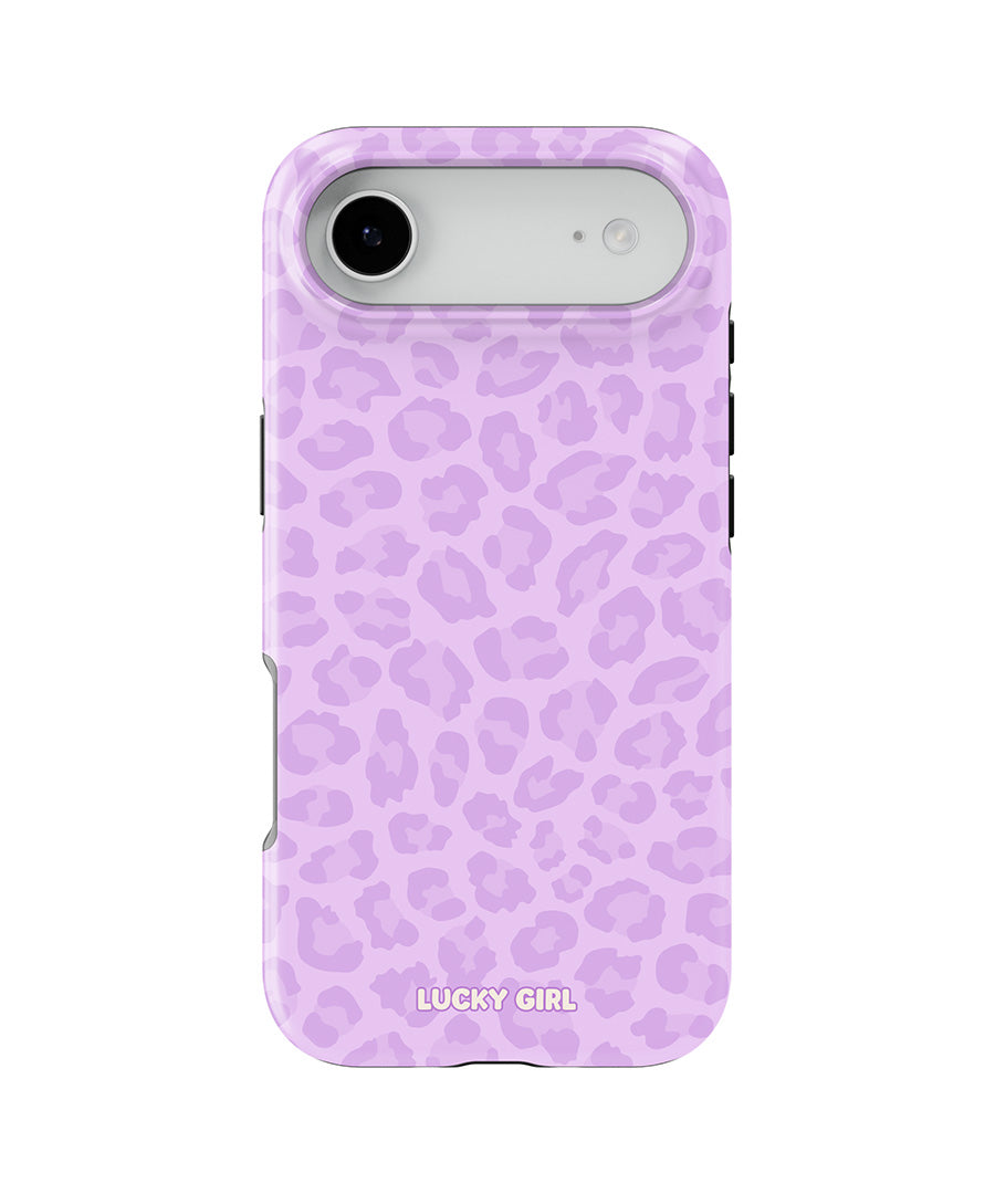 Lilac Leopard Phone Case