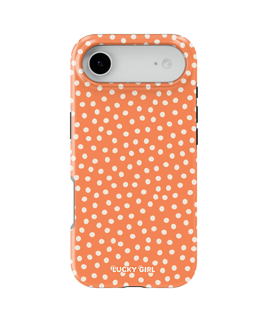 Tangerine Dots Phone Case