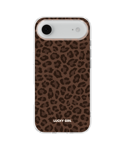 Espresso Leopard Clear Case Insert