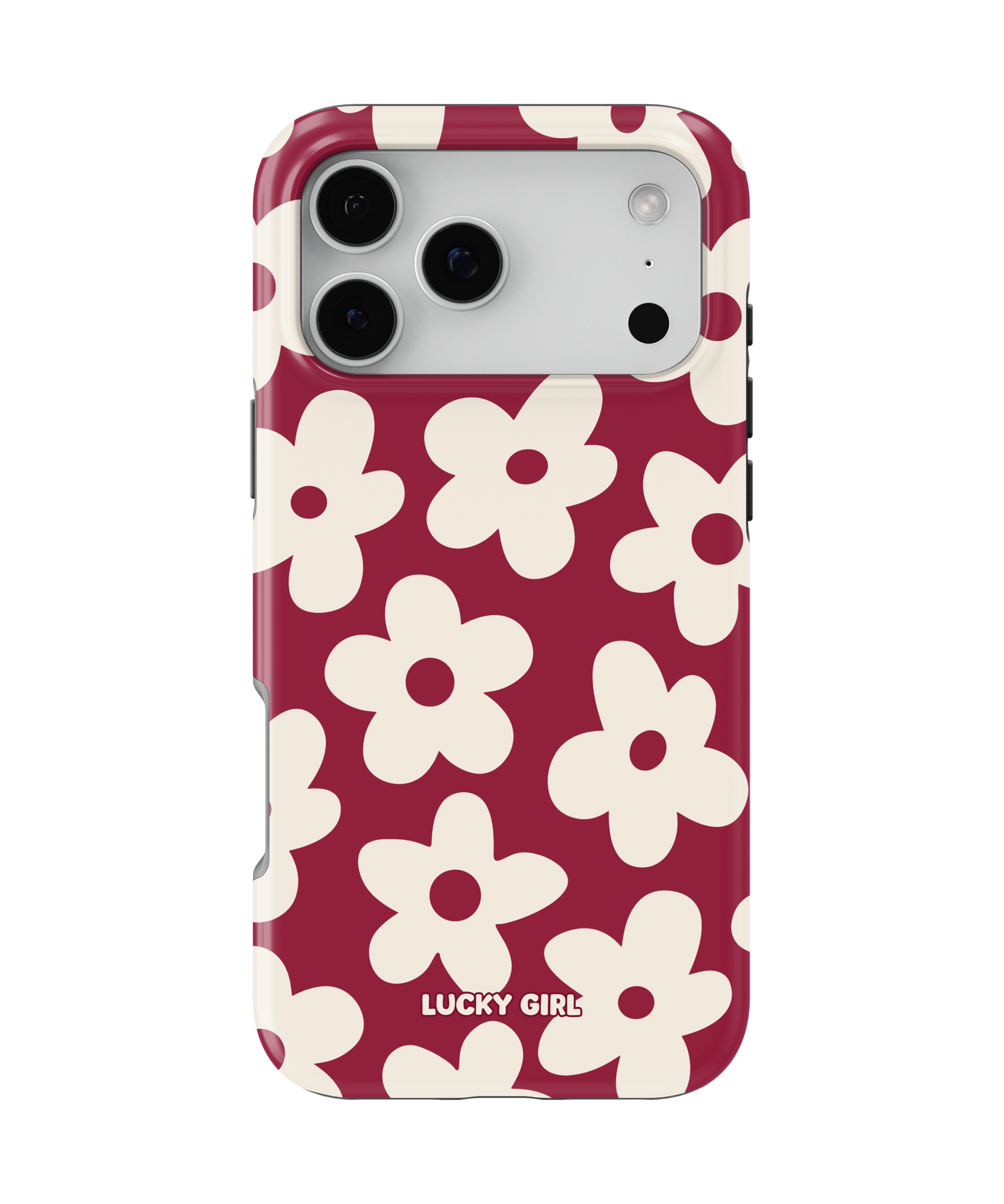 Black Cherry Big Blooms Phone Case