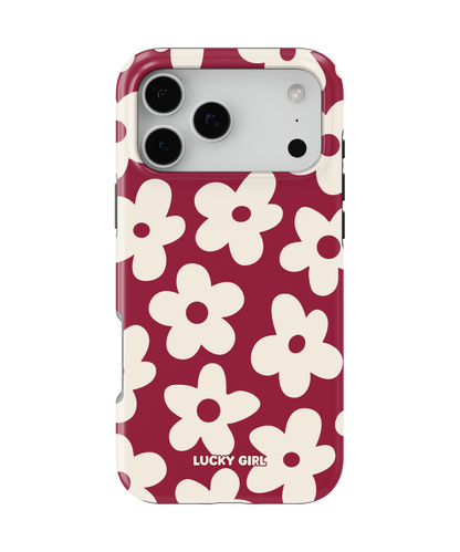 Black Cherry Big Blooms Phone Case