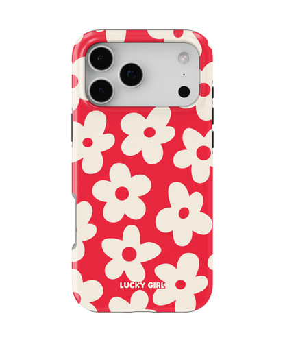 Vermillion Big Blooms Phone Case