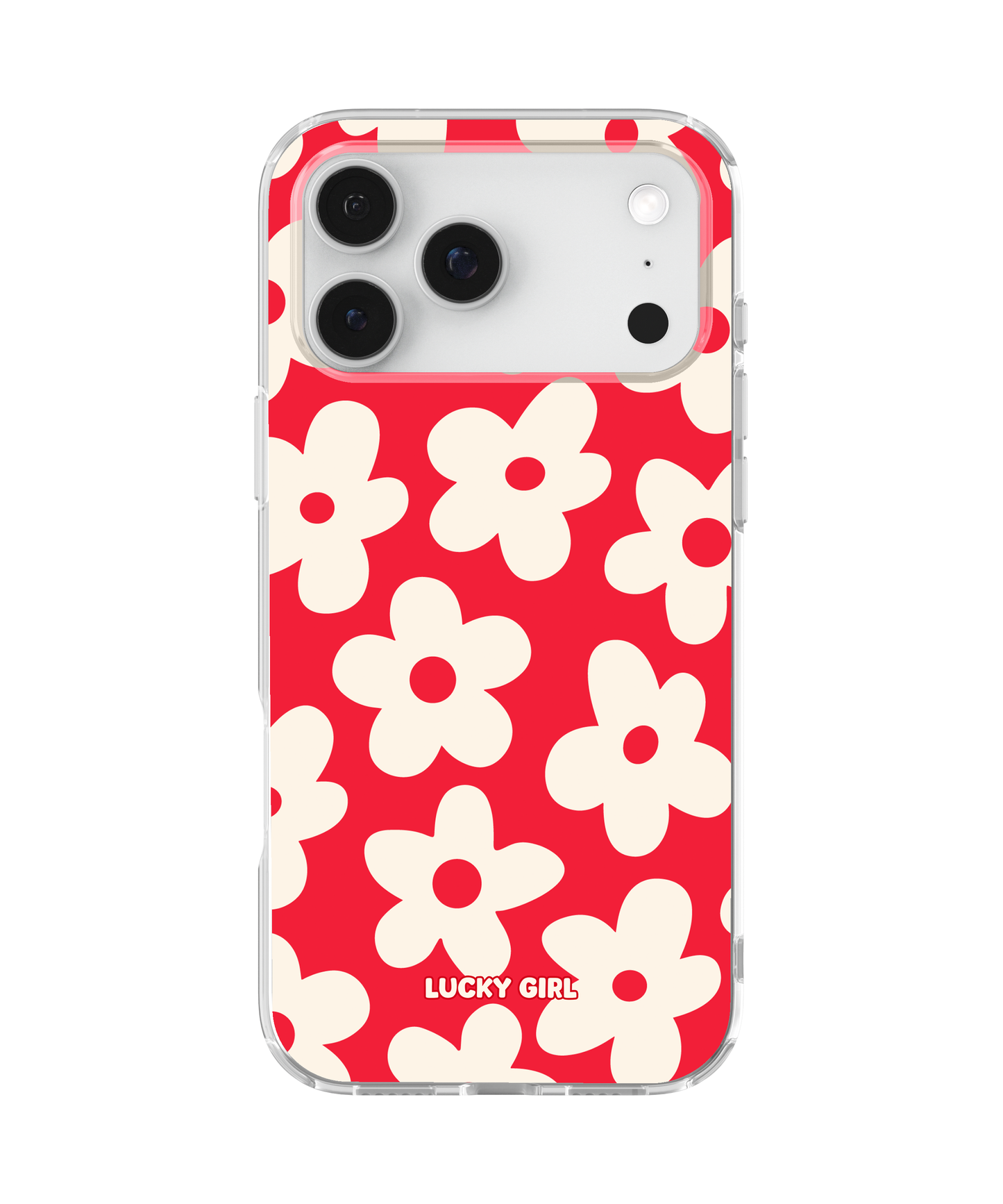 Vermillion Big Blooms Clear Case Insert