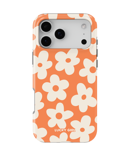 Tangerine Big Blooms Phone Case