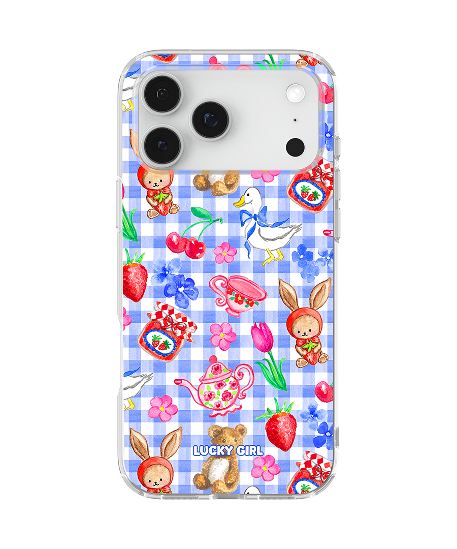 Gingham Goose Clear Case Insert