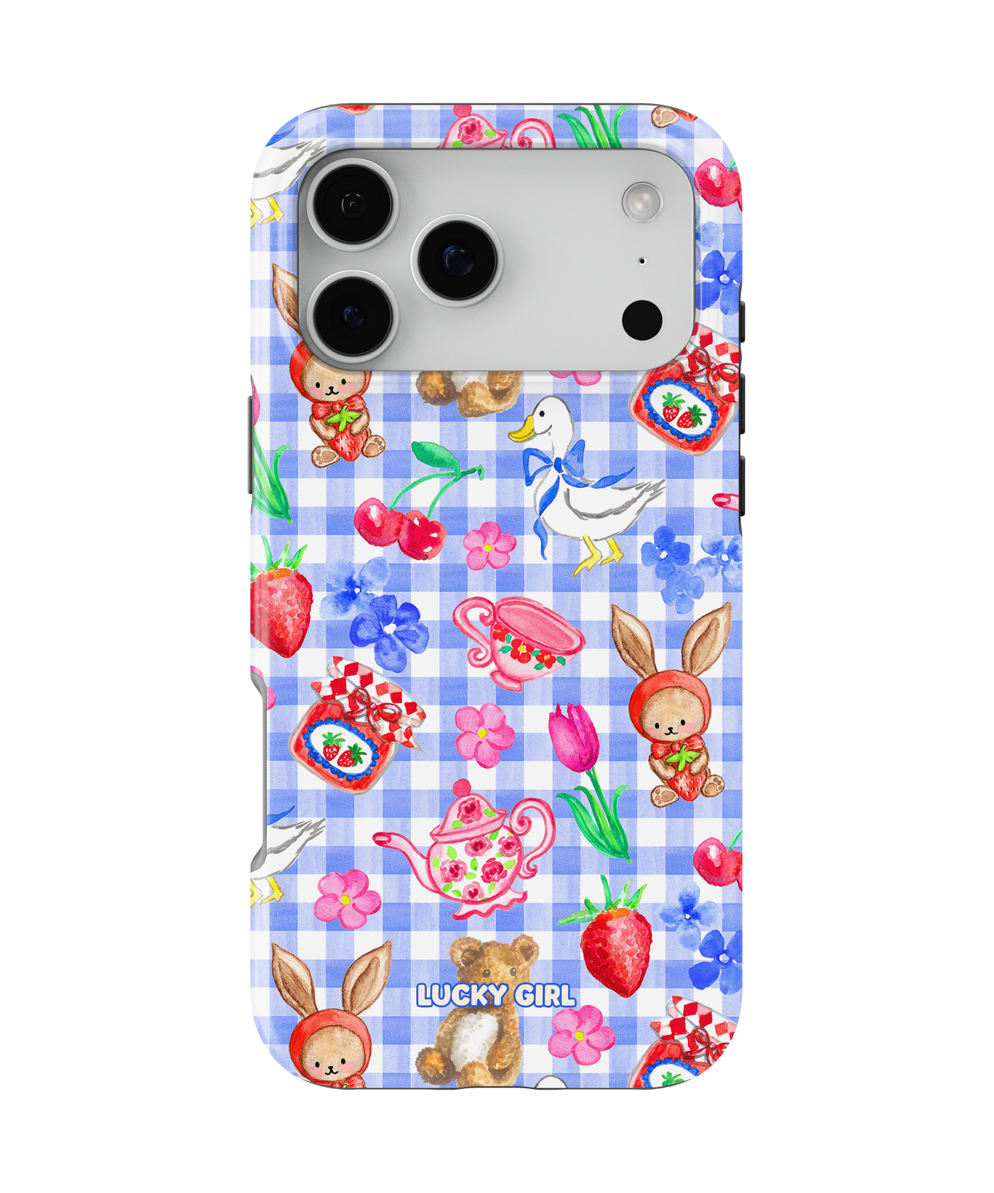Gingham Goose Phone Case