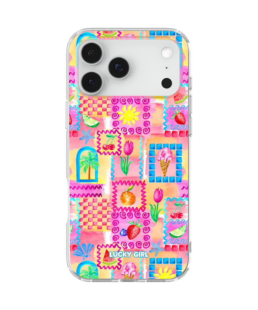 Summer Scrapbook Clear Case Insert
