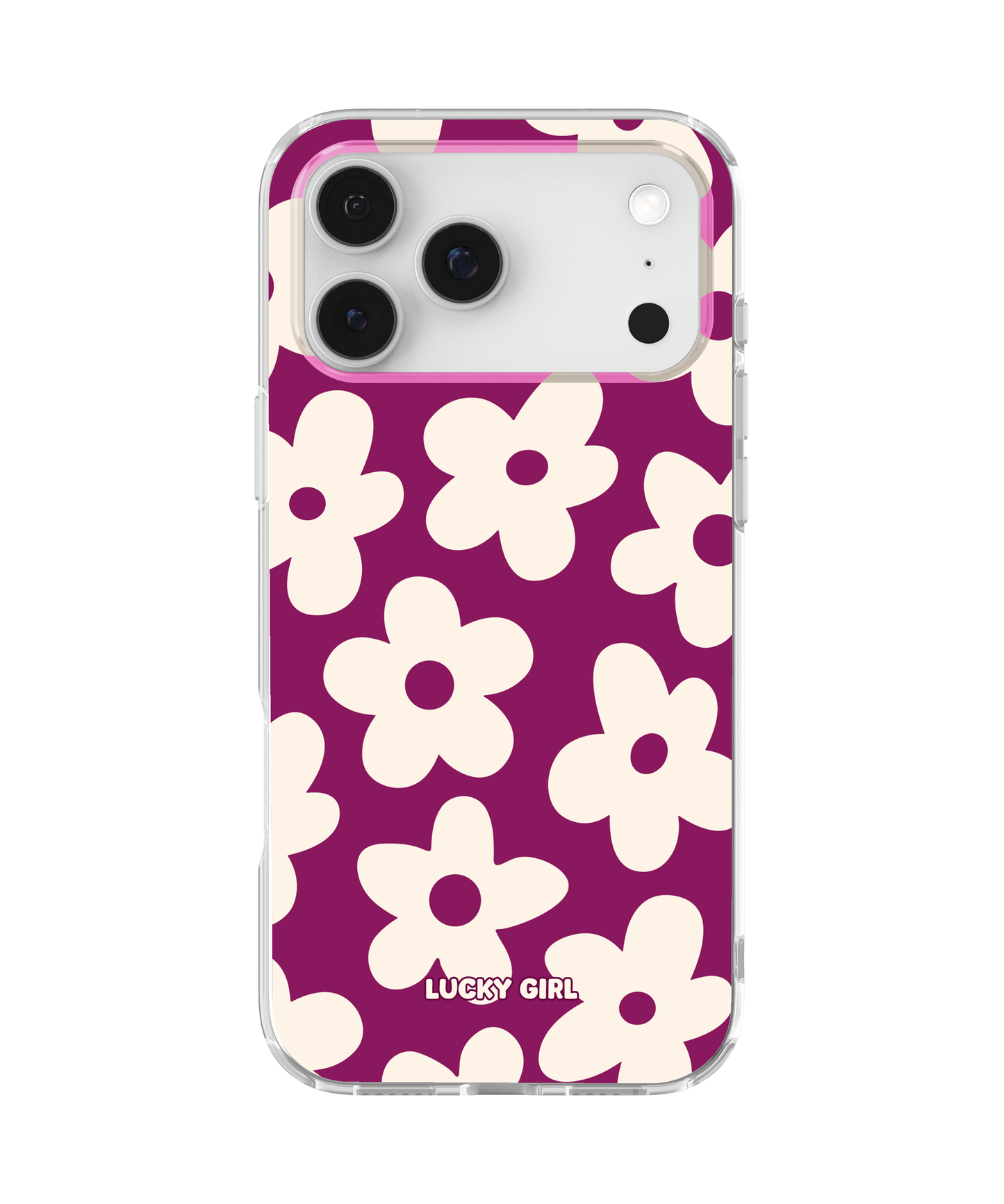 Velvet Big Blooms Clear Case Insert