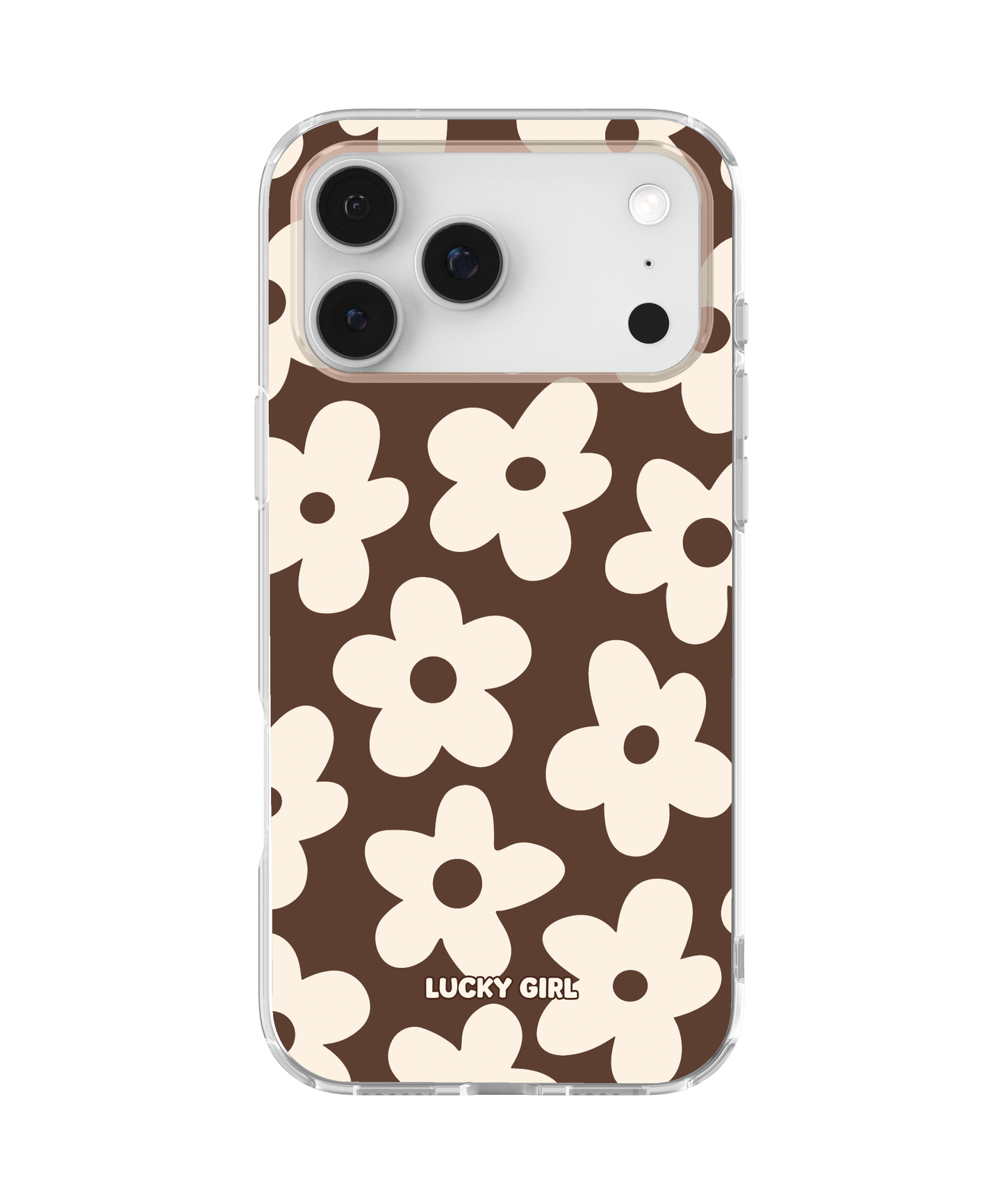 Espresso Big Blooms Clear Case Insert