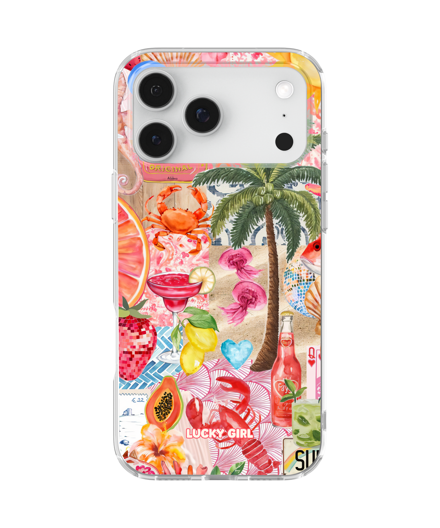 Palm Party Clear Case Insert