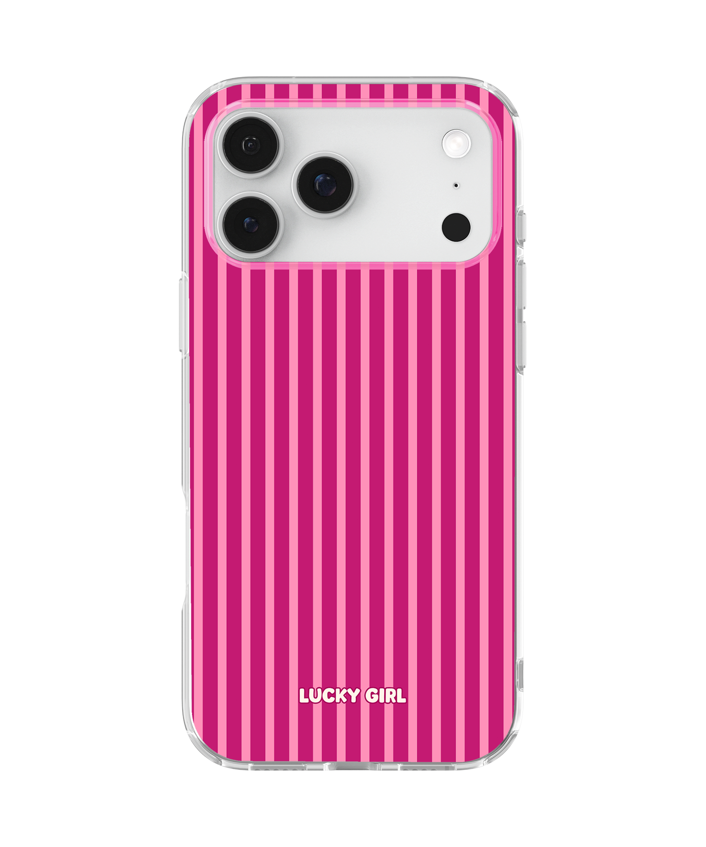 Berry Stripes Clear Case Insert