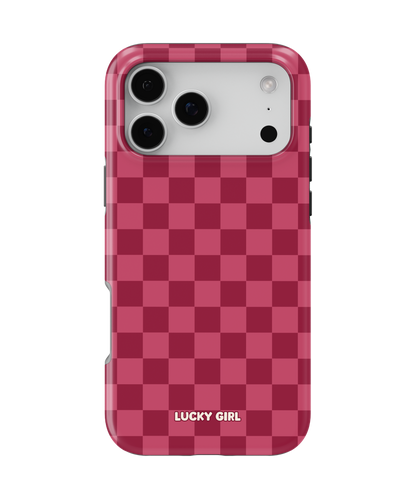 Black Cherry Checkers Phone Case