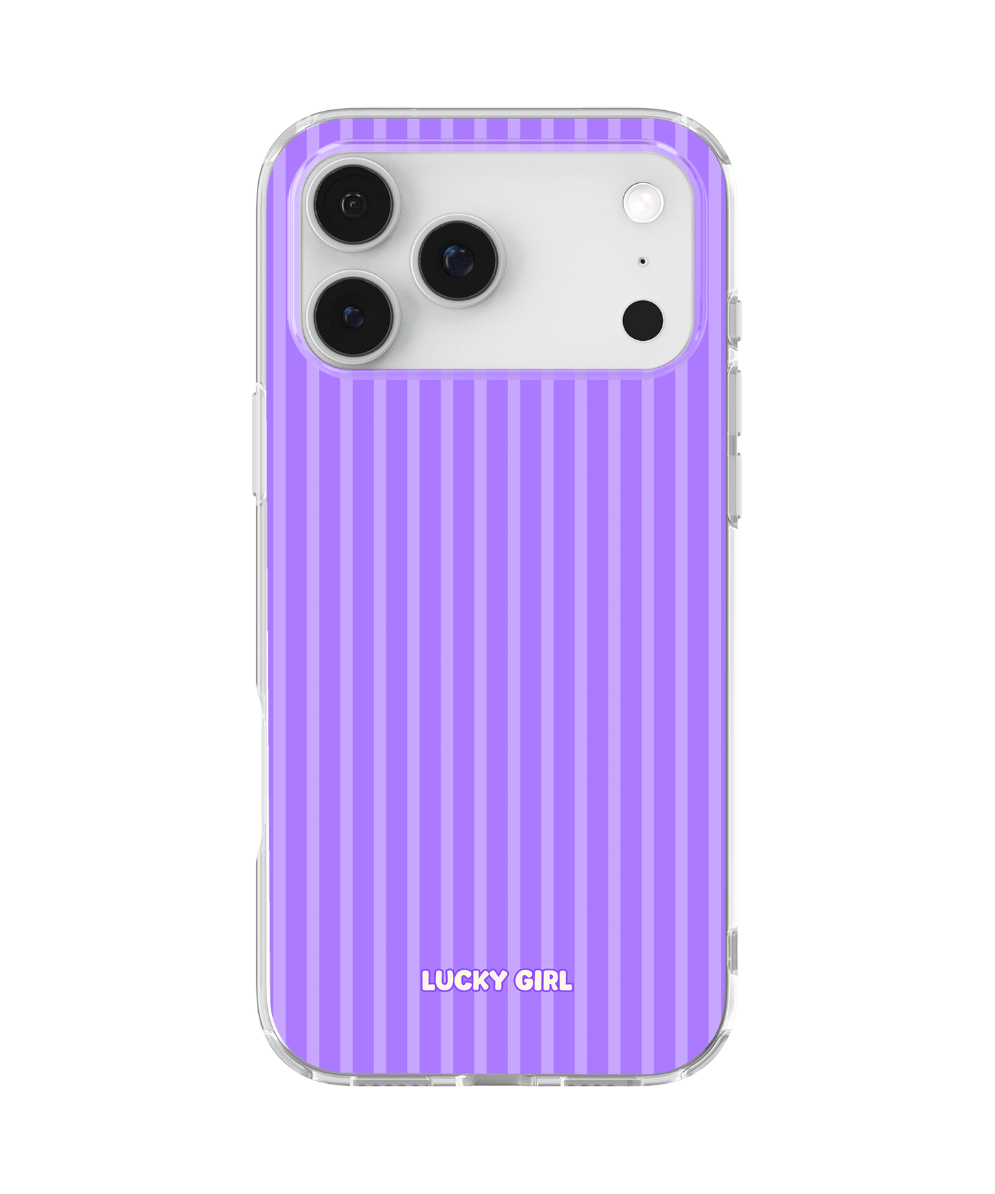Ube Stripes Clear Case Insert