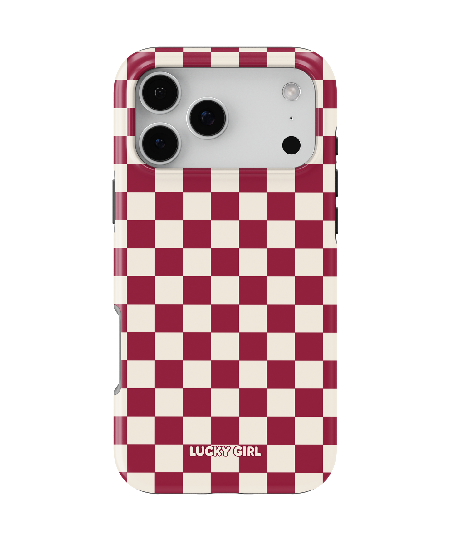 Black Cherry Checkers II MagSafe Phone Case