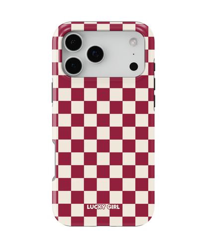 Black Cherry Checkers II MagSafe Phone Case