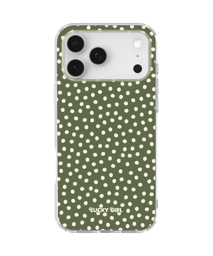 Moss Dots Clear Case Insert