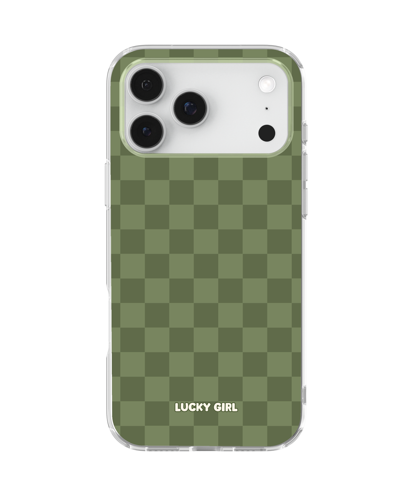 Moss Checkers Clear Case Insert
