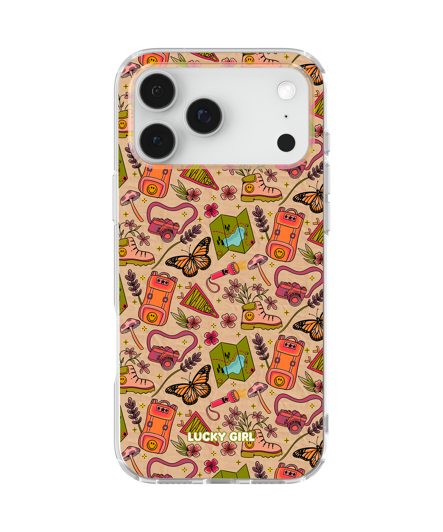 Happy Camper Clear Case Insert