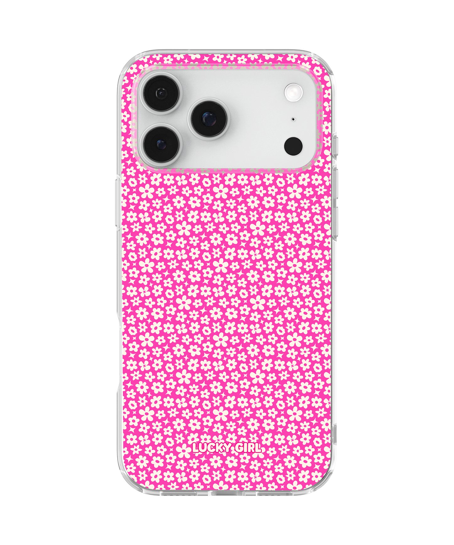 Raspberry Little Blooms Clear Case Insert