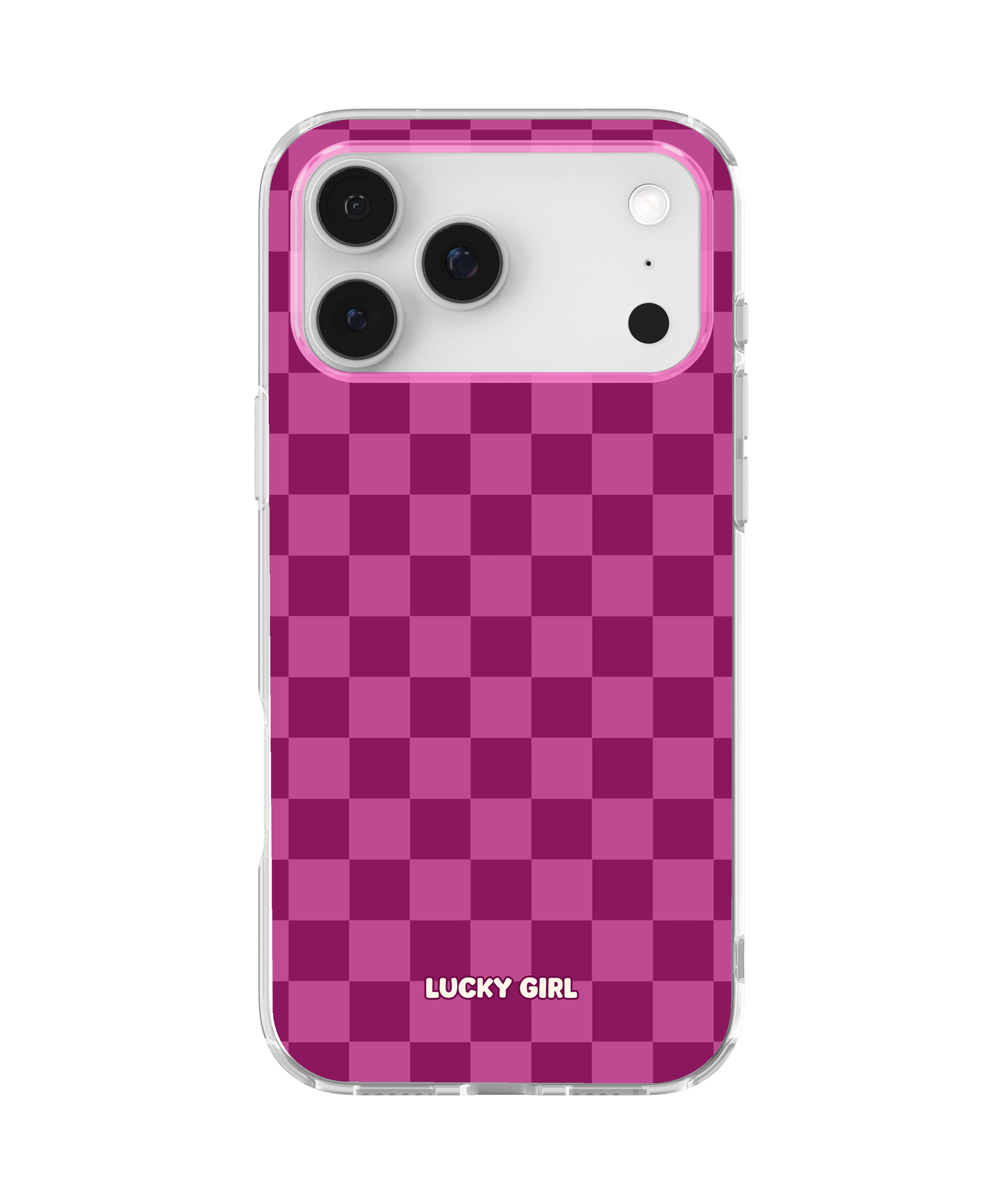 Velvet Checkers Clear Case Insert