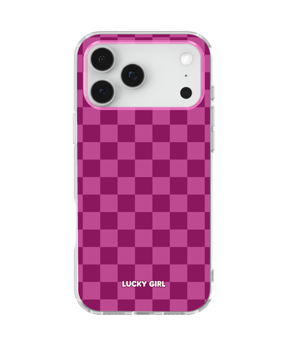 Velvet Checkers Clear Case Insert
