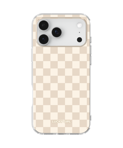 Vanilla Milkshake Checkers Clear Case Insert