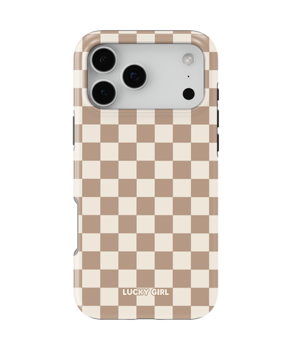 Chestnut Checkers II Phone Case