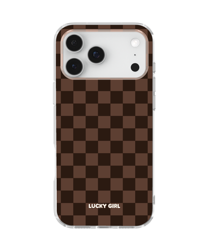 Espresso Checkers Clear Case Insert