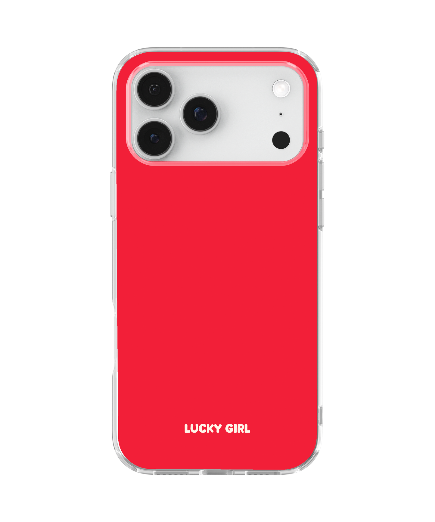 Vermillion Solids Clear Case Insert