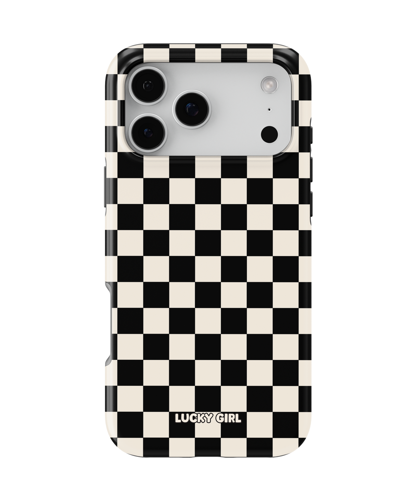 Onyx Checkers II Phone Case